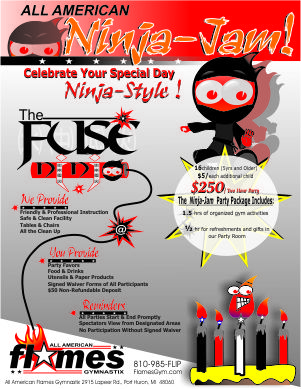 FlamesGym FUSE Ninja-Jam Party